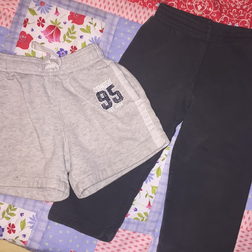 2T boys sweats Oshkosh shorts Circo pants